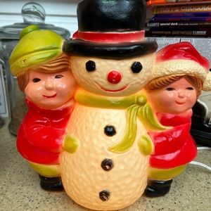 10” Union Christmas blow mold decoration snowman